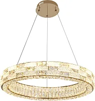 Люстра подвесная с пультом Gabbana 4014/03/06P Stilfort прозрачная на 1 лампу, основание золотое в стиле современный кольца с пультом Люстра подвесная с пультом Gabbana 4014/03/06P Stilfort прозрачная на 1 лампу, основание золотое в стиле современный кольца с пультом